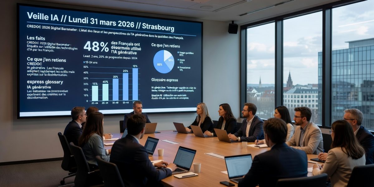 48% des Français utilisent l&rsquo;IA générative : le baromètre CREDOC 2026 marque un tournant