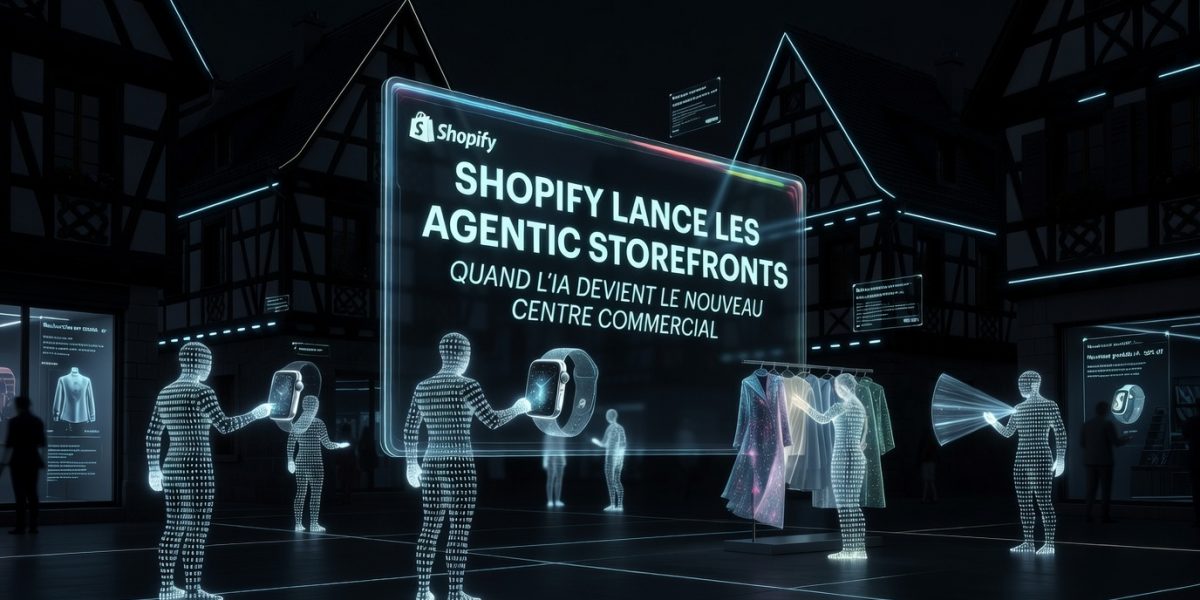 Shopify lance les Agentic Storefronts : quand l&rsquo;IA devient le nouveau centre commercial