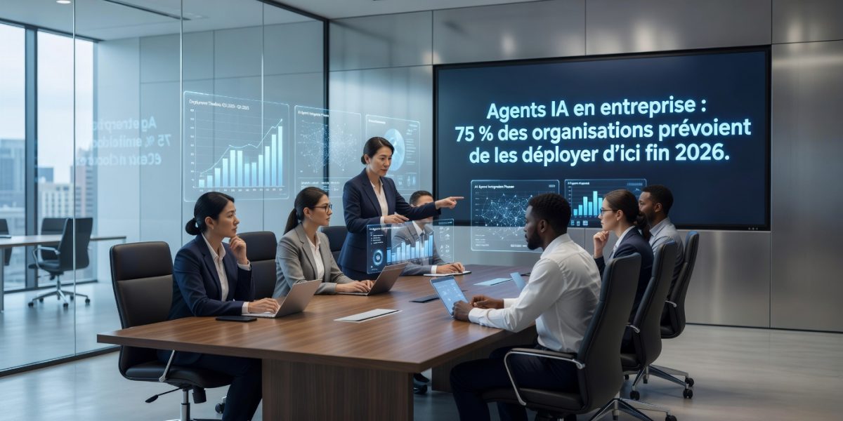 Agents IA en entreprise : 75 % des organisations prévoient de les déployer d&rsquo;ici fin 2026