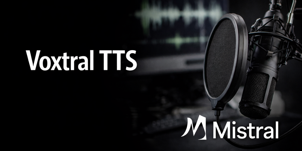 Voxtral TTS : Mistral lance un modèle open source de synthèse vocale à 4 milliards de paramètres