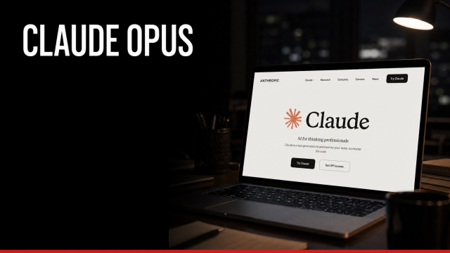 Logo Claude affiché sur un écran d ordinateur dans un bureau sombre