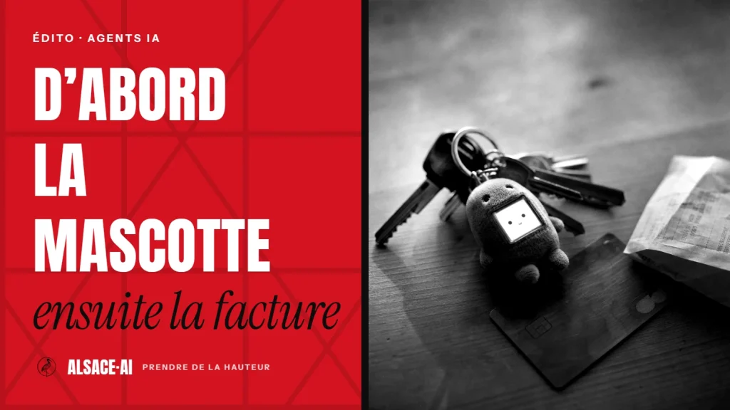 D’abord la mascotte, ensuite la facture