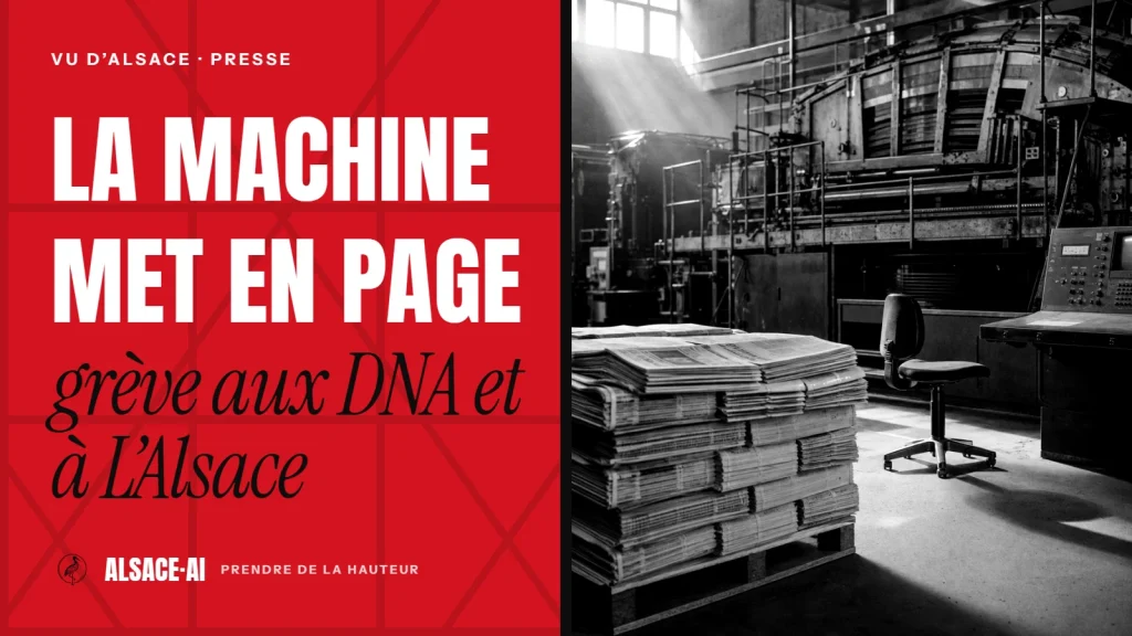 Grève aux DNA et à L’Alsace : quand la mise en page passe à la machine