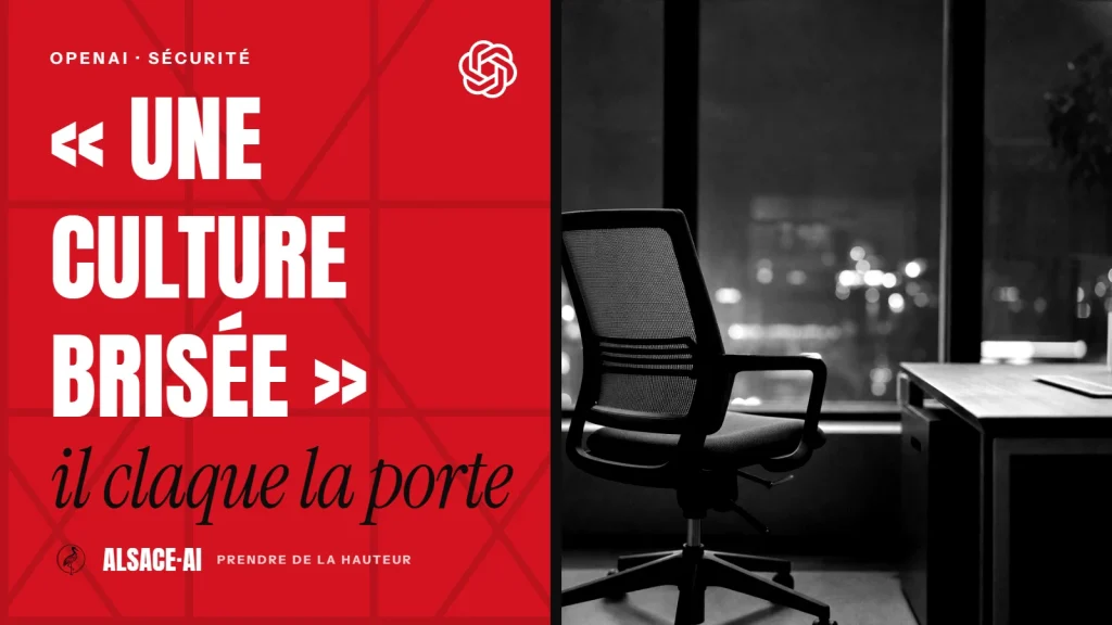 « La culture d’OpenAI est brisée » : l’un des auteurs de ses rapports de sécurité claque la porte